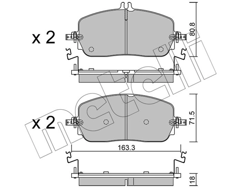 Brake Pad Set, disc brake