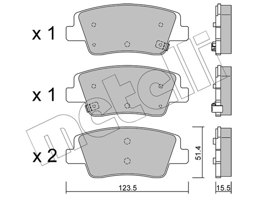 Brake Pad Set, disc brake