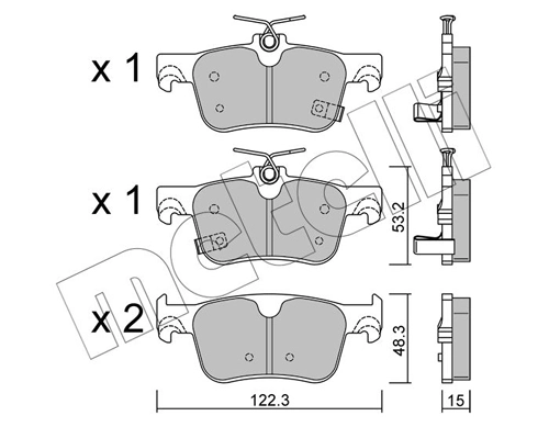 Brake Pad Set, disc brake