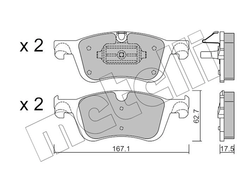 Brake Pad Set, disc brake