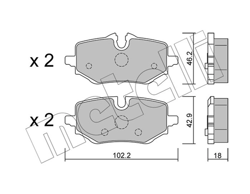 Brake Pad Set, disc brake