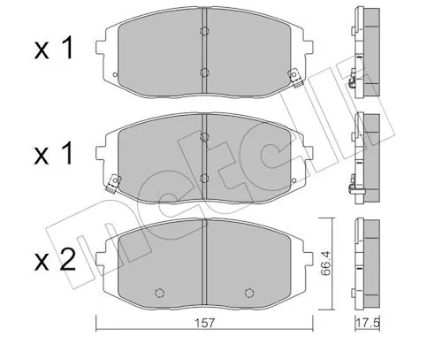 Brake Pad Set, disc brake