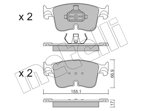 Brake Pad Set, disc brake
