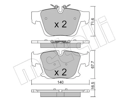 Brake Pad Set, disc brake