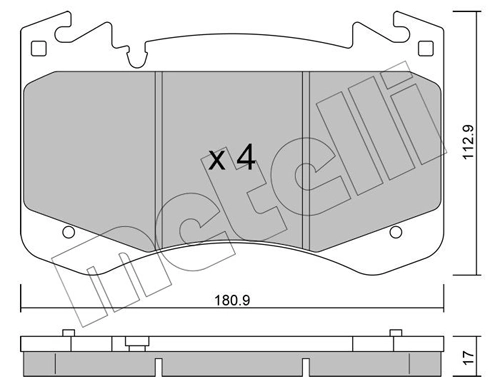 Brake Pad Set, disc brake