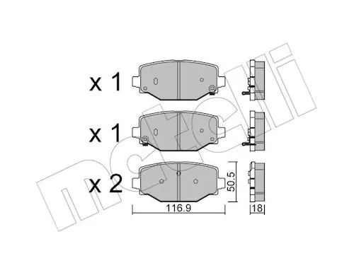 Brake Pad Set, disc brake