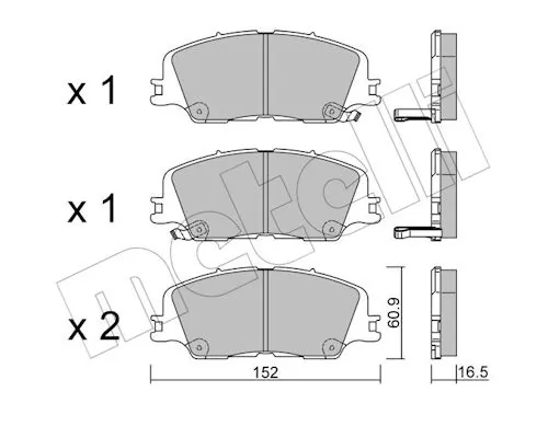 Brake Pad Set, disc brake