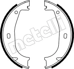 Brake Shoe Set, parking brake