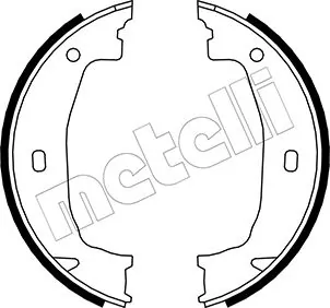 Brake Shoe Set, parking brake