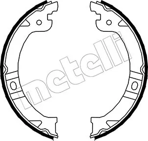 Brake Shoe Set, parking brake