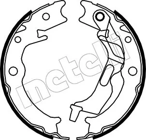 Brake Shoe Set, parking brake