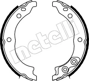 Brake Shoe Set, parking brake
