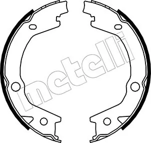 Brake Shoe Set, parking brake