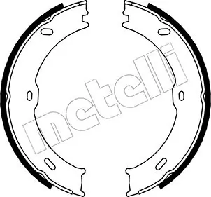 Brake Shoe Set, parking brake