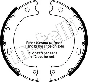 Brake Shoe Set, parking brake