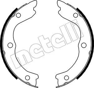 Brake Shoe Set, parking brake