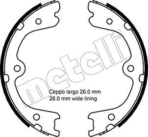 Brake Shoe Set, parking brake