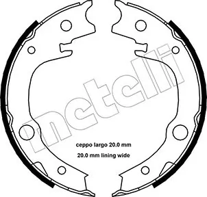 Brake Shoe Set, parking brake