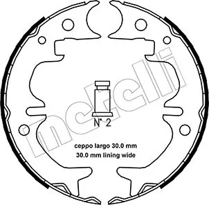 Brake Shoe Set, parking brake