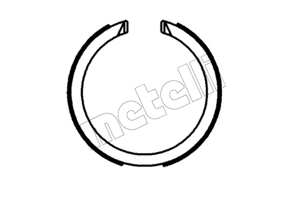 Brake Shoe Set, parking brake