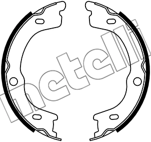 Brake Shoe Set, parking brake