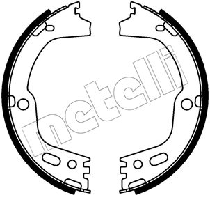 Brake Shoe Set, parking brake