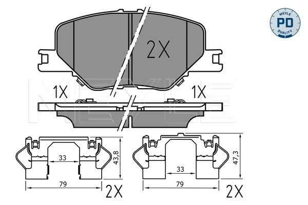 Brake Pad Set, disc brake