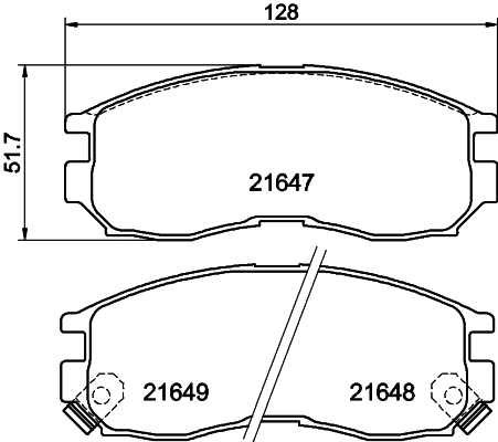 Brake Pad Set, disc brake