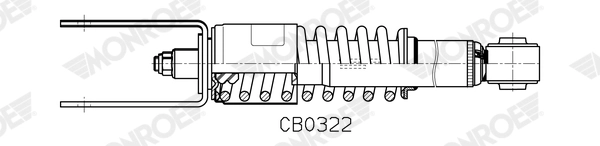 Shock Absorber, driver cab suspension