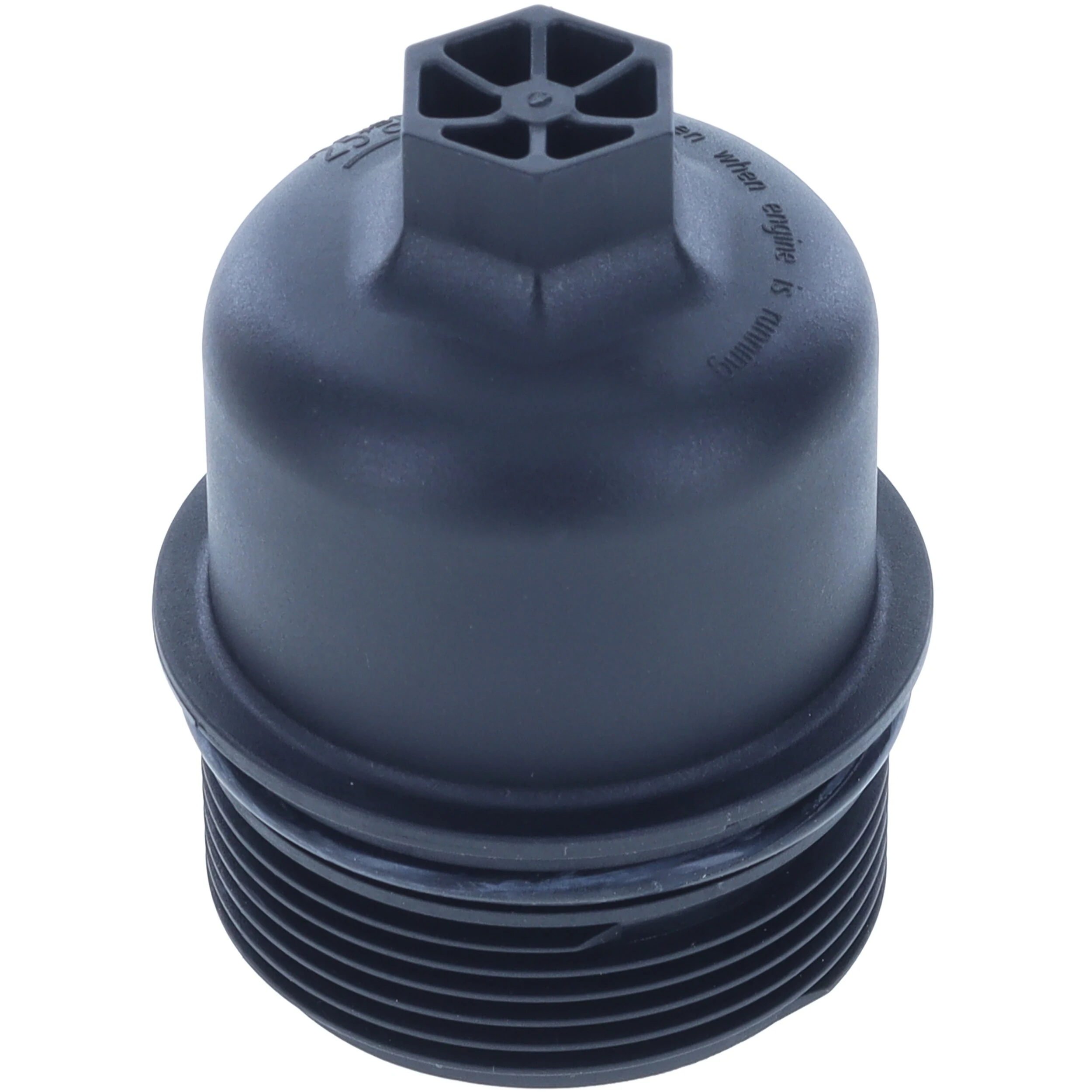 Cap, oil filter housing