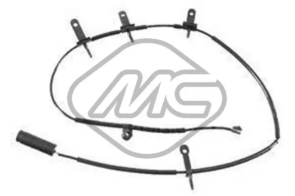 Warning Contact, brake pad wear