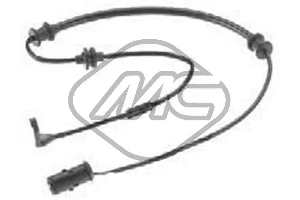 Warning Contact, brake pad wear