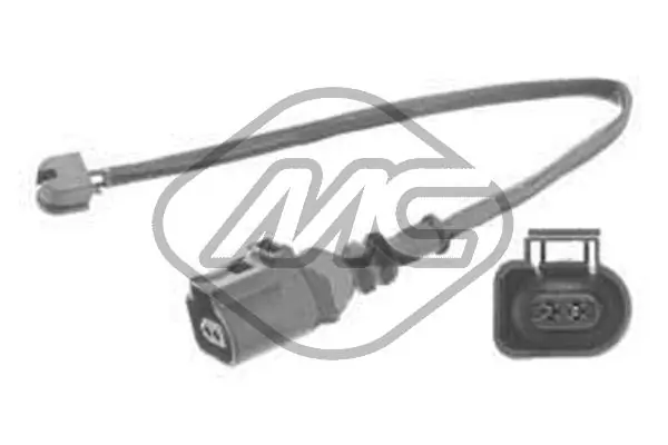 Warning Contact, brake pad wear