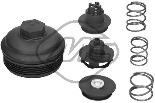 Cap, oil filter housing
