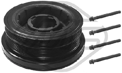 Belt Pulley Set, crankshaft