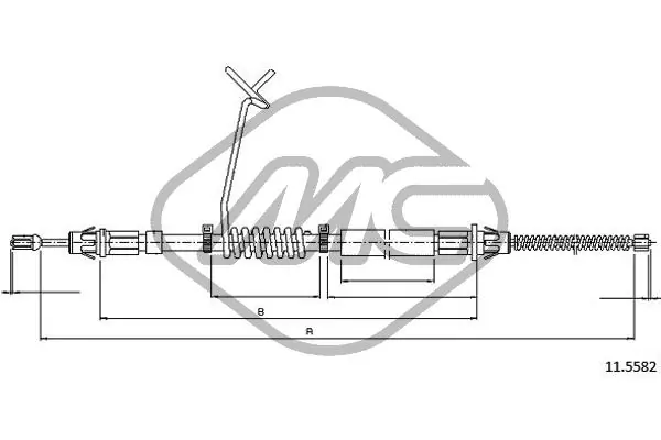 Cable Pull, parking brake