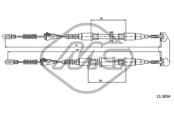 Cable Pull, parking brake