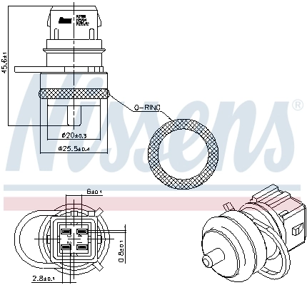 Sensor, coolant temperature