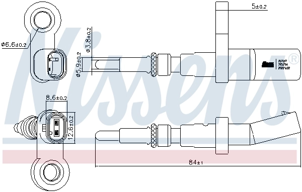Sensor, coolant temperature