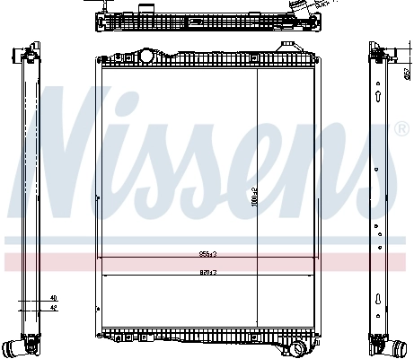 Radiator, engine cooling