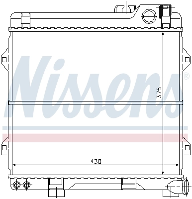 Radiator, engine cooling