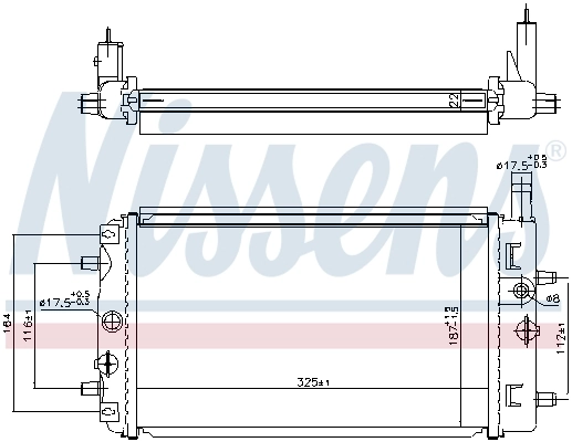 Radiator, engine cooling
