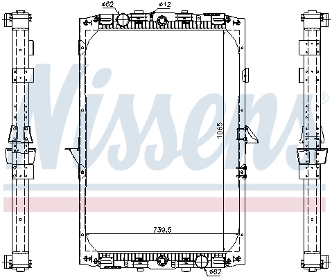 Radiator, engine cooling