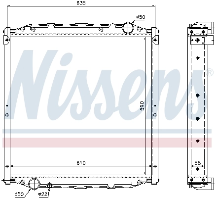 Radiator, engine cooling
