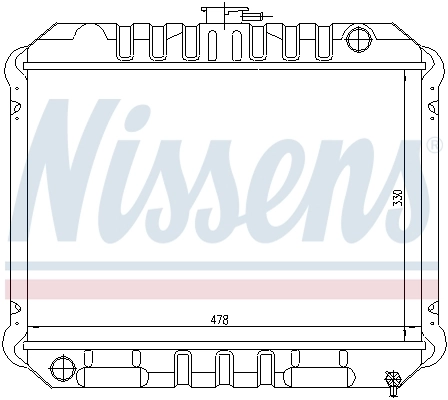 Radiator, engine cooling