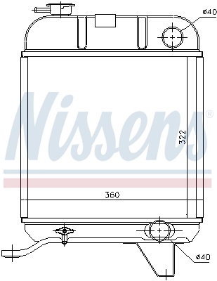Radiator, engine cooling