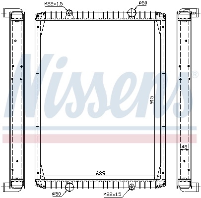 Radiator, engine cooling