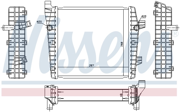 Radiator, engine cooling