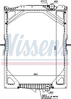 Radiator, engine cooling