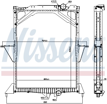 Radiator, engine cooling
